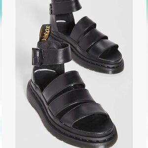 Dr. Martens Black Sandals